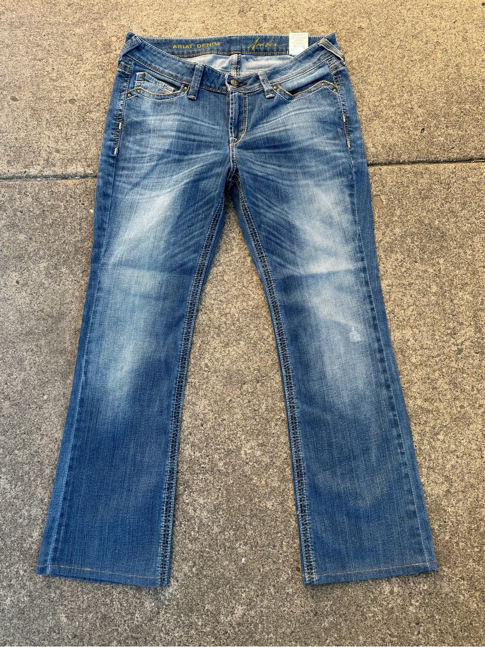 Ariat Women's Faded Blue Boot Cut Jeans